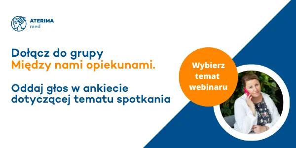 Dołącz do grupy Między nami opiekunami i wybierz temat webinaru.