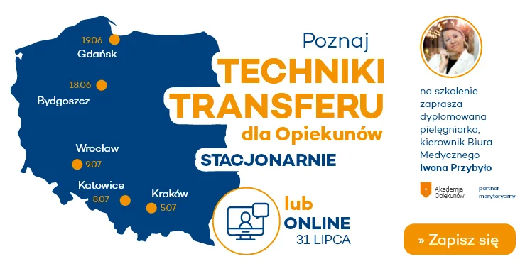 Opiekunie, weź udział w webinarze: „Kompleksowa opieka nad Podopiecznym: ergonomiczny transfer i inne kluczowe zagadnienia”
